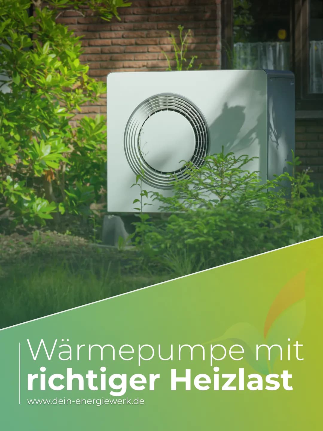 Dein Energiewerk GmbH: Social-Media-Post: Wärmepumpe