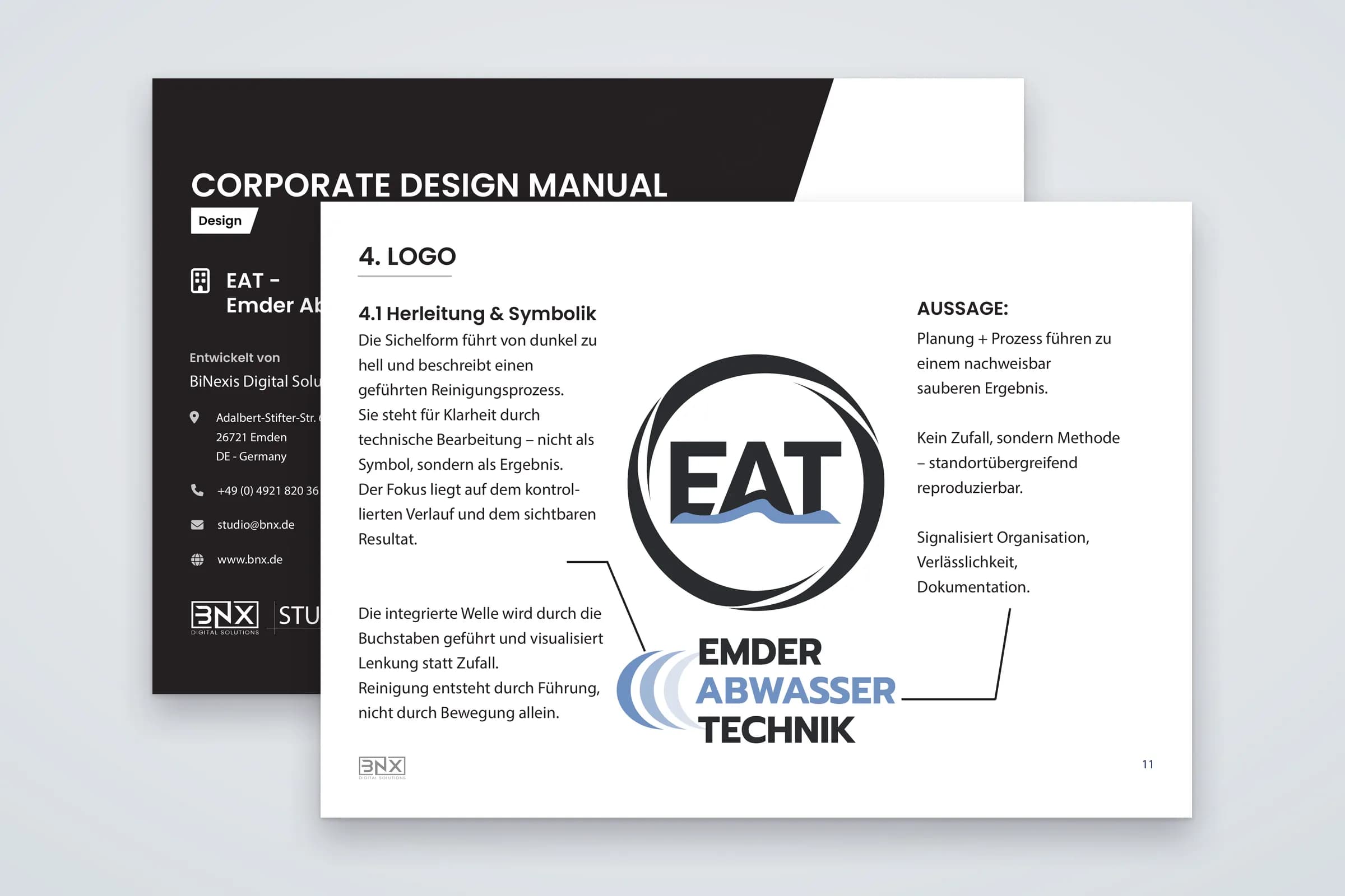 EAT Emder Abwasser Technik: Corporate-Design-Manual