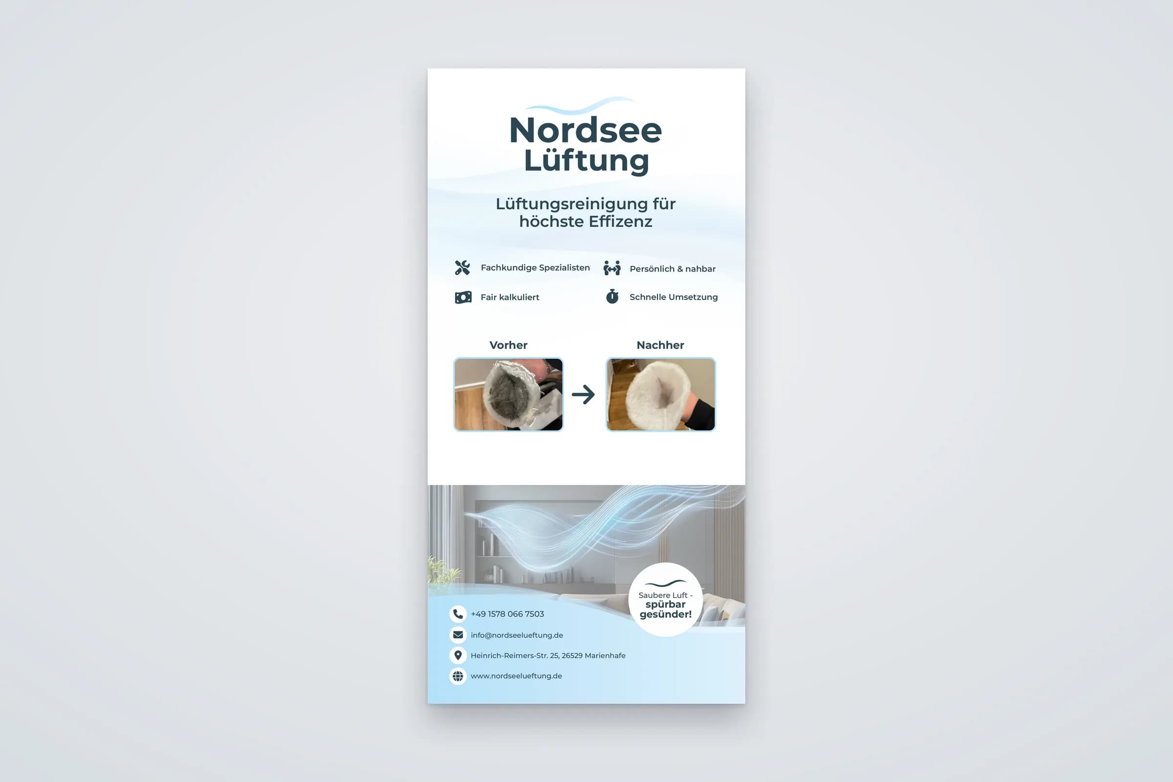 Nordseelüftung GmbH: Roll-up